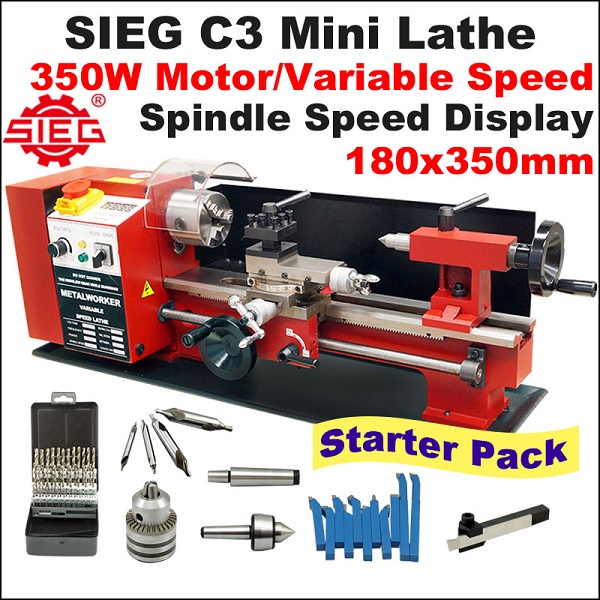 SIEG C3 Mini Lathe Starter Pack